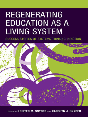 cover image of Regenerating Education as a Living System